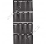 Кофр подвесной для хранения одежды BLACK 45х103см, синтетический материал (1/25)