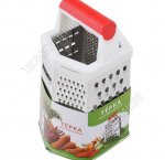 Терка 6-ти гран h22см, нерж+пласт.ручка (9)