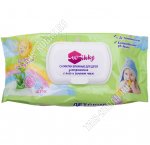 Влажные салфетки детские. 70шт,с крышкой 