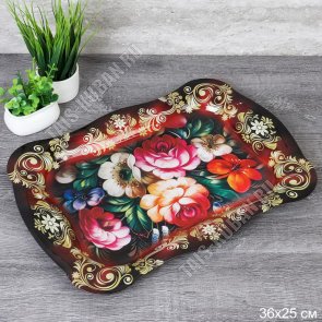 Поднос (эмалированное покрытие) прямоугольный 36х25см 