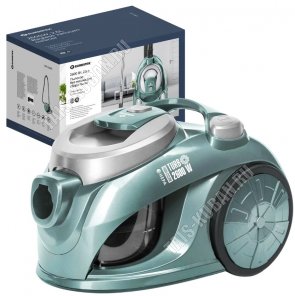 Пылесос 2600Вт мощность всасывания 450Вт, пылесборник 2,5л, пудров.бирюза (1) 