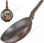 Carina Сковорода d22 h4,5см,корич/черн.с золотистым (6)