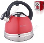 Чайник нерж 3,0л красный матов (6)