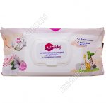 Влажные салфетки детские 120шт,с крышкой 