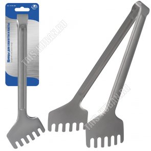 Щипцы кухонные (вилка) L29см,для спагетти и пасты (12)