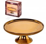 Бронза Блюдо-тортовница d26 h11см, на ножке