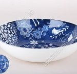 Deep forest/Голубой лес Тарелка глубокая d20см (6/36)