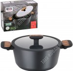 Mon Кастрюля 4,4л d24см,черн.матовый (6)