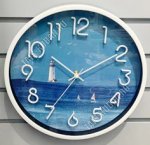 Часы (пластик) круг.d30см 