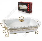 Мармит (керамика) 2,6л прямоугольный (38х25 h10см) 