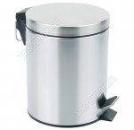 Ведро д/мусора с педалью (нерж)  3,0л (6)