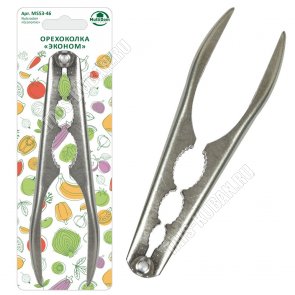 Орехокол L21см, 3 разм.орехов, нерж.сталь,блистер (12)