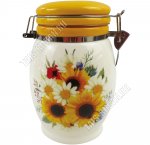 Подсолнухи Банка для сыпучих 850мл, п/у (24)