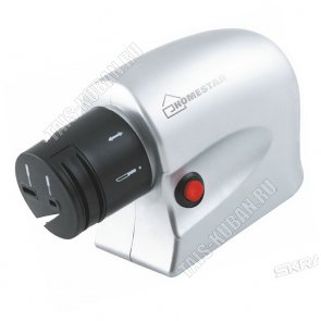 Ножеточка эл. 20Вт. 2 диска д/грубой и точной заточки (д/заточ.ножей,ножниц и правка плоск.отверток) (24) 