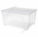 Контейнер 150л с крышкой,прозрачный (78,5х59 h40,5см) (3) 