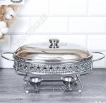 Мармит (стекло) овал 2,5л 21х30см (6)