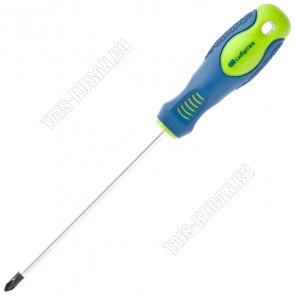 Отвертка крест. PH2х200мм, CrV, 2-хкомпон.рукоятка