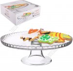 PATISSERIE Тортовница на ножке d28см h10,5см (с бортиками вверх) п/у (4)