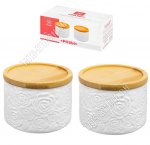 Розы /Бамбук Банка набор 2шт 250мл