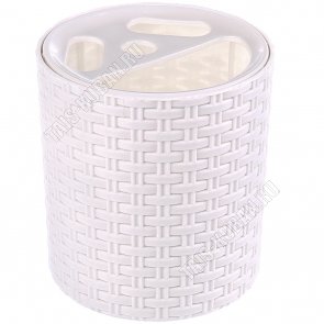 Подставка д/зубн.щеток 4-х секц.