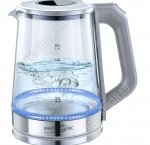 Чайник стекло 1,8л 1800Вт, LED подсветка, серый (12)