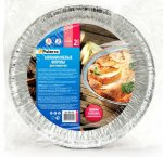 Форма д/выпечки (одноразов) н-р 2шт, крул 1,3л (d21 h5см) (25)