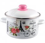 Париж Кастрюля белый 2,0л d16см (8)