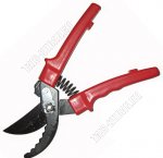 Секатор зубч. 22см возврат.пружина, фиксатор, пласти.ручка, сталь Павлово, чехол