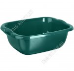 Таз овал 16л зелен.(d49 h17,5см) (20)