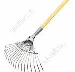 Грабли веерные дерев.черен, проволочн 18-ти зуб,оцинков. (5)