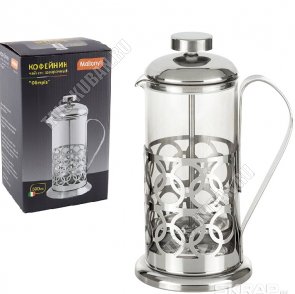 Френч-пресс (стекло+нерж) 