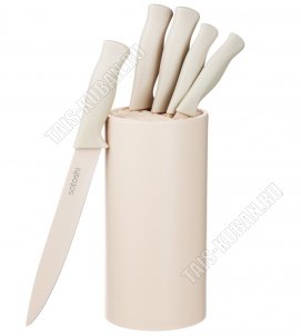 Набор ножей 5предметов на подставке 