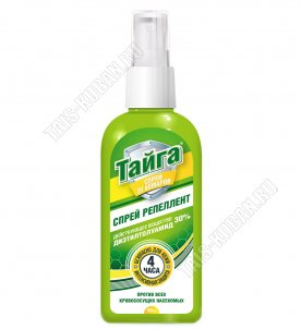 ТАЙГА Спрей от комаров 100мл (40) 