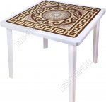 Белый/золото Стол 