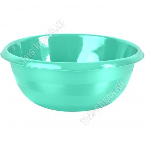 Миска кругл, бирюза 5л (d30 h12,5см) (52) 