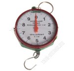 Весы-безмен механич. до 10кг, круглые, пласт.