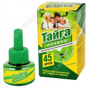 ТАЙГА Жидкость для фумигатора 45ночей (20) 