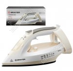 Утюг керам.подошв. 2400Вт пар 140г/мин 280мл,верт.отпар,пар.удар, молочный (6)