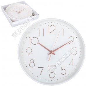 Часы (пластик) круг.d25см