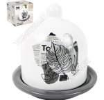 Today/Газета и листья Подставка под лимон с крышкой h9см, п/у (48)