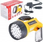 Фонарь аккум. 19+8LED 2,5Вт,дневн.6600К (20)