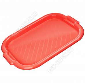 Поднос прям.(51х36 h3см) красный (40) 