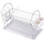 Сушилка для посуды 2-х уровневая, д/19-ти тарел (50х23 h36см) 