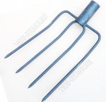 Вилы б/ч навозные 4-х рогие,сварные,эмаль (10)