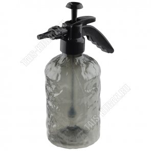 Опрыскиватель 1,5л черный, ручной, пневматичекий 