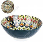 Арабеска/Зеленый узор Салатник d20,5см 1200мл б/уп (24/6)