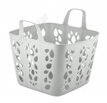 Корзина мягк. д/игрушек, серый (42х34 h37см) (5) Plast Team