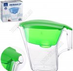 Фильтр-кувшин ЛАЙН 2,8л зелен, объём очищ.воды 1.2л,помещ-ся в дверце хол-ка,винтов.картридж (карт.В15,16) (6)