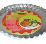 Форма д/пирога,пиццы, кругл.(d26 h1,9см) рельефн.борт (50)