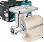 Мясорубка 2000Вт реверс,3диска 3/5/7мм,насадки.д/кеббе,сосисок,персик (4)